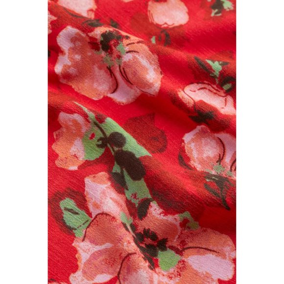 CLOSET CLEANOUT: H&M NWT Patterned Puff-sleeved Dress - Picture 4 of 5